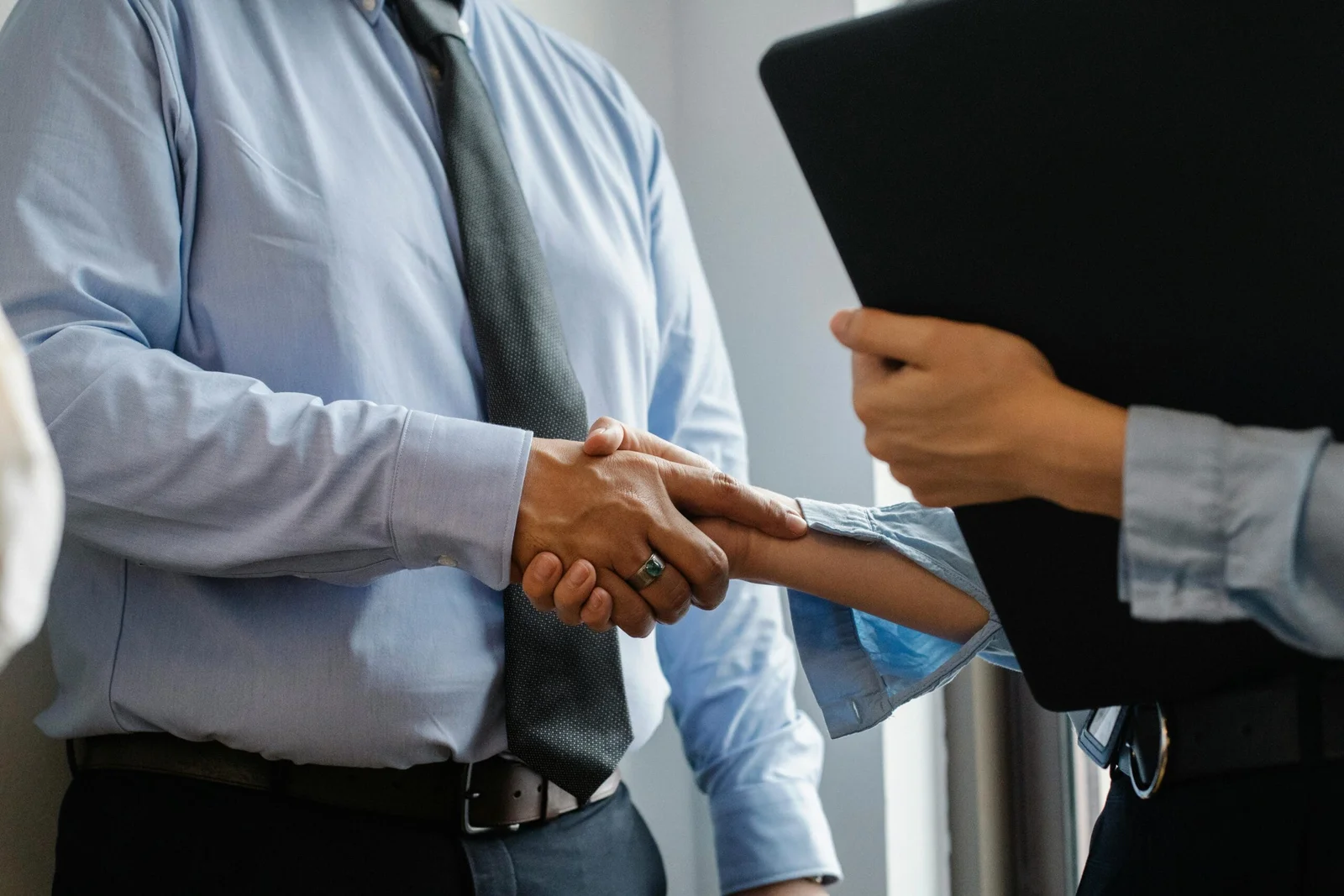 formal handshake